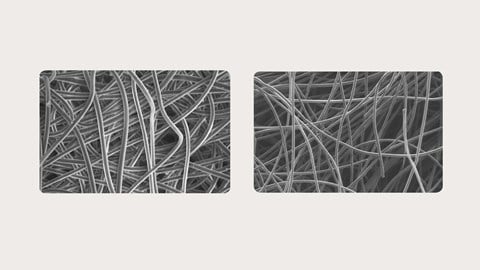 Exufiber vs. Aquacel Faserverbände unter dem Mikroskop